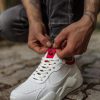 Knack Sneakers Ayakkabı 606 Beyaz Kırmızı