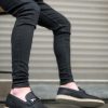 BA0198 Klasik Nubuk Siyah Casual Erkek Ayakkabı