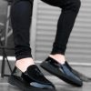 BA0005 Bağcıksız Yüksek Siyah Taban Klasik Süet Detaylı Püsküllü Corcik Erkek Ayakkabı