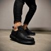 Knack Sneakers Ayakkabı 813 Siyah (Siyah Taban)
